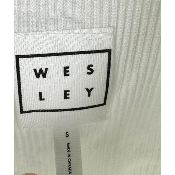 WSLY Rivington Ribbed Tank in White - Picture 4 of 6